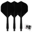 CF03A Standard shape Plastic Integrated Dart shafts and Flights 3pcs 2BA