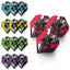 15pcs PET Dart Flights,Five colored dinosaur