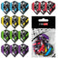 15pcs PET Dart Flights,Five colored dinosaur