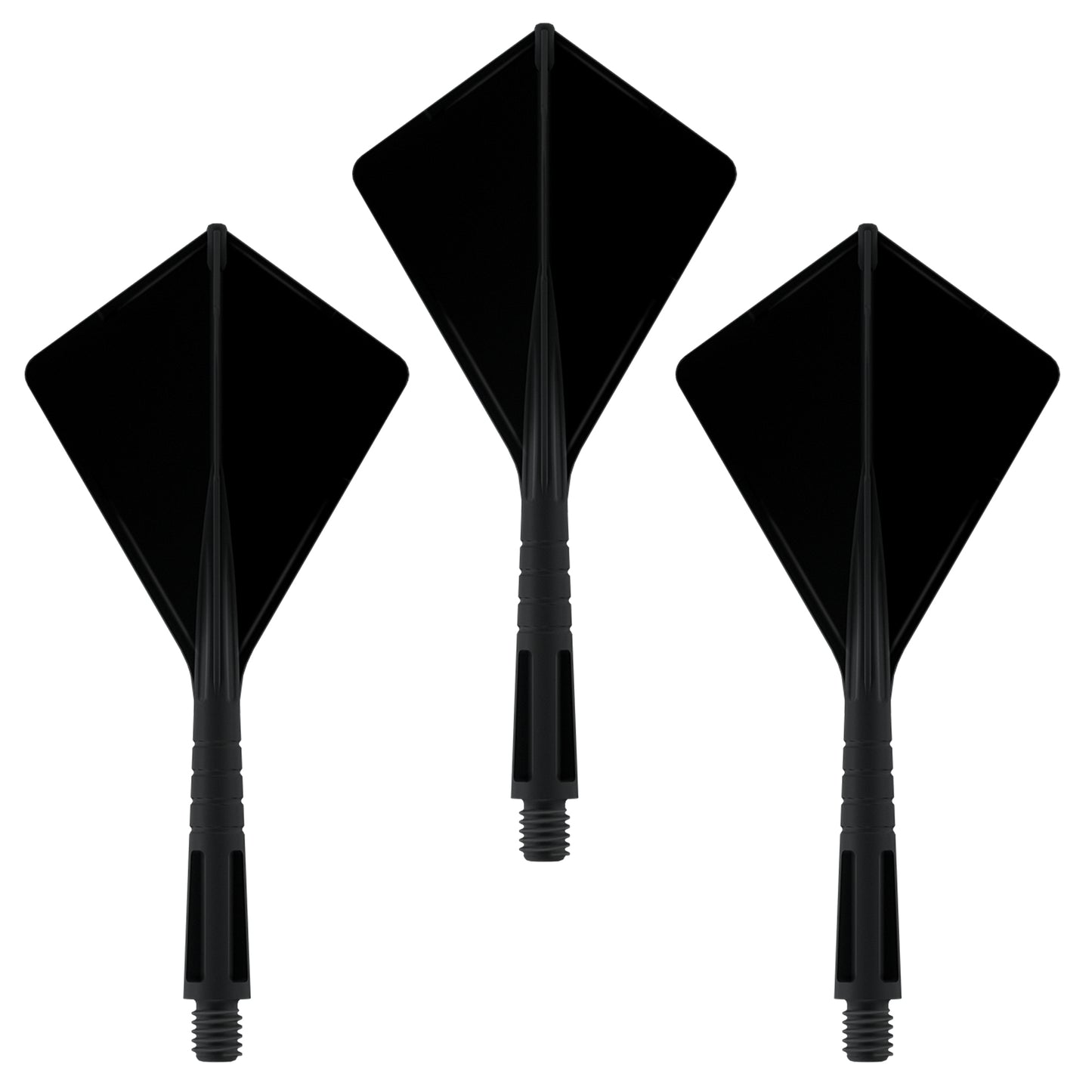 CF03B Triangle shape Plastic Integrated Dart shafts and Flights 3pcs 2BA