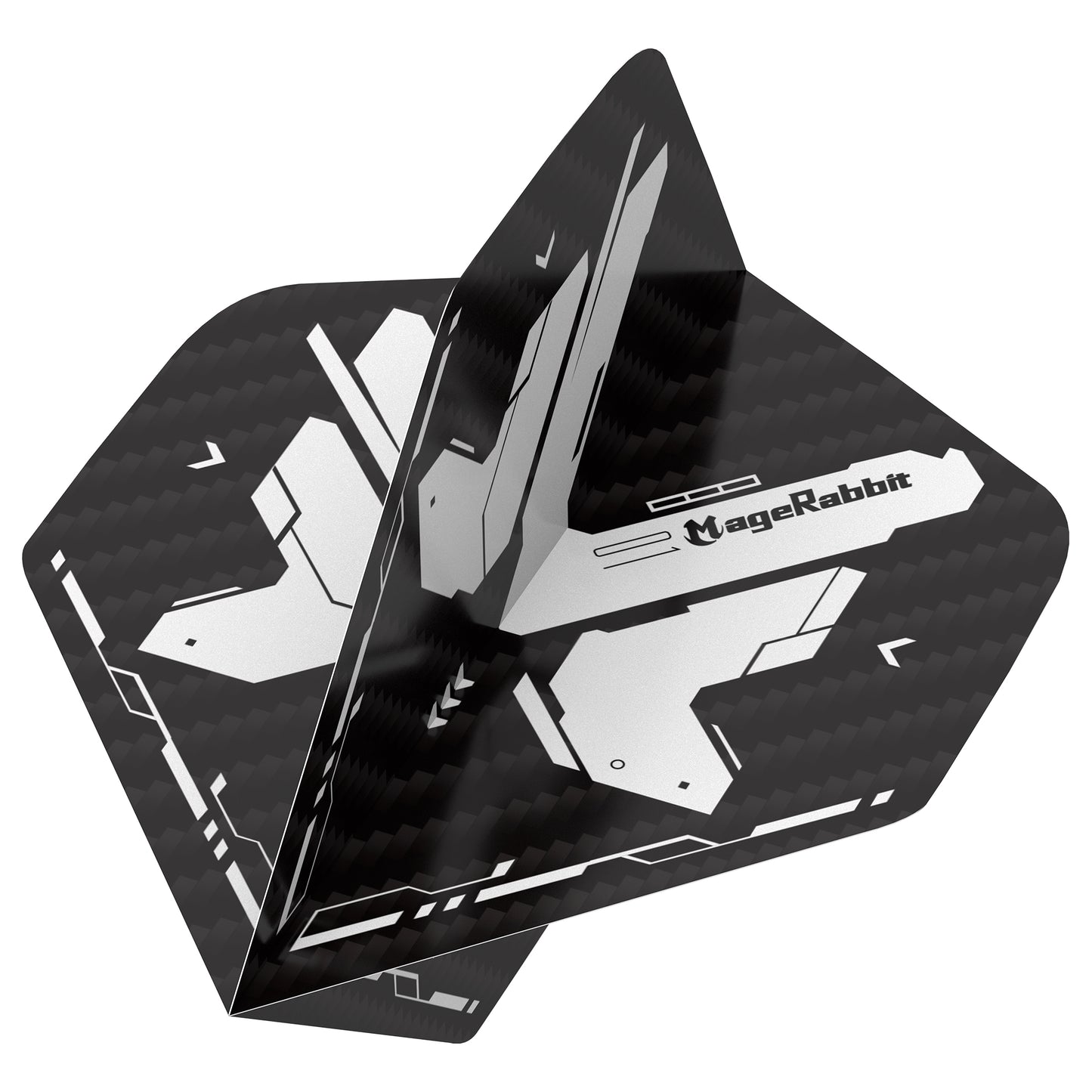 MageRabbit 15pcs PET Dart Flights Standard,120 microns thickness