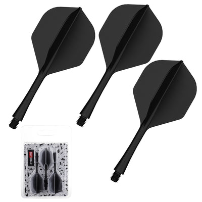 CF06 Standard shape Plastic Integrated Dart shafts and Flights 3pcs 2BA