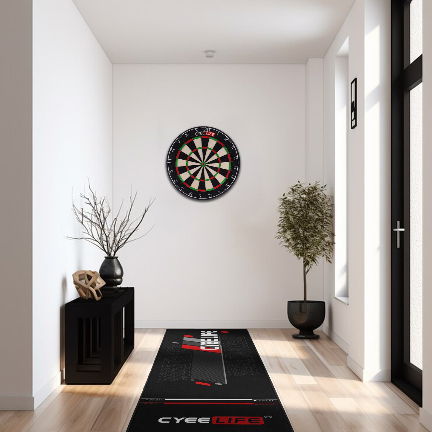 ZD05C Dartboard Mat with starting lines 66*298cm