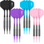 Soft tip Darts Set 14g with Molded Flights&100 Plastic Points