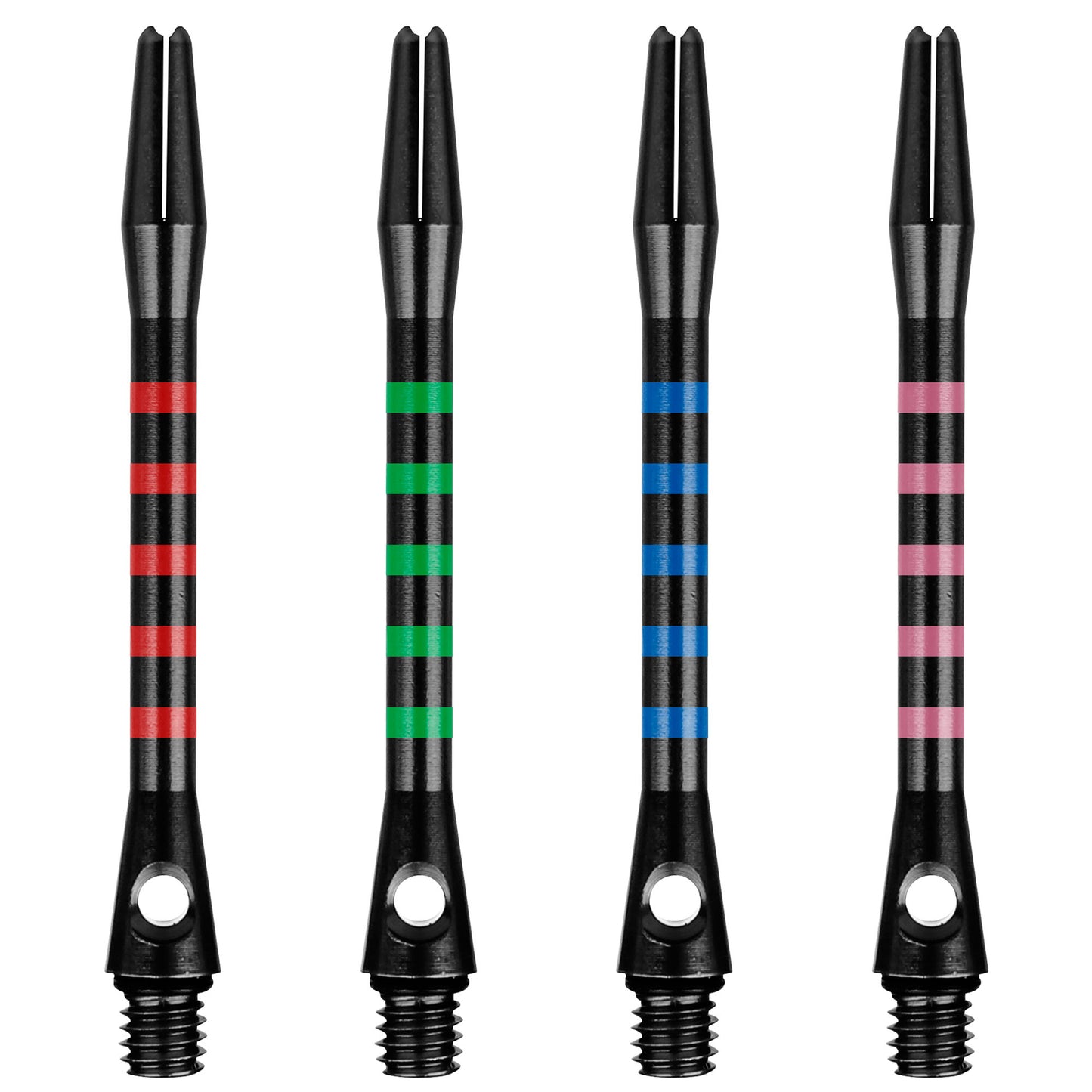 ZS07A Aluminium 48+5mm dart shafts 3pcs with color lines,Available in multiple colors