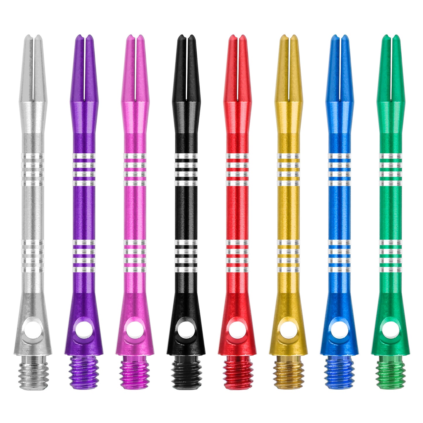 ZS06E Aluminium 48+5mm dart shafts 3pcs,Available in multiple colors