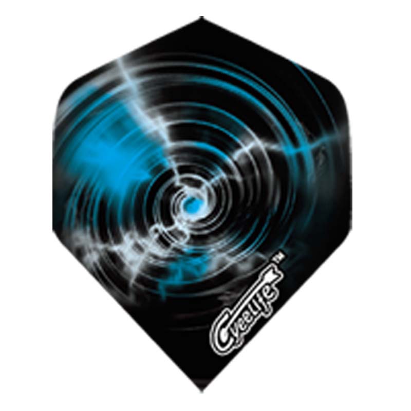 15pcs PET Dart Flights Standard,Abstraction and Rotation Design 120 microns thickness