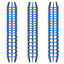 ZE03C Brass Plastic tip dart barrels 15g with Silver coating and colour lines,3pcs 2BA