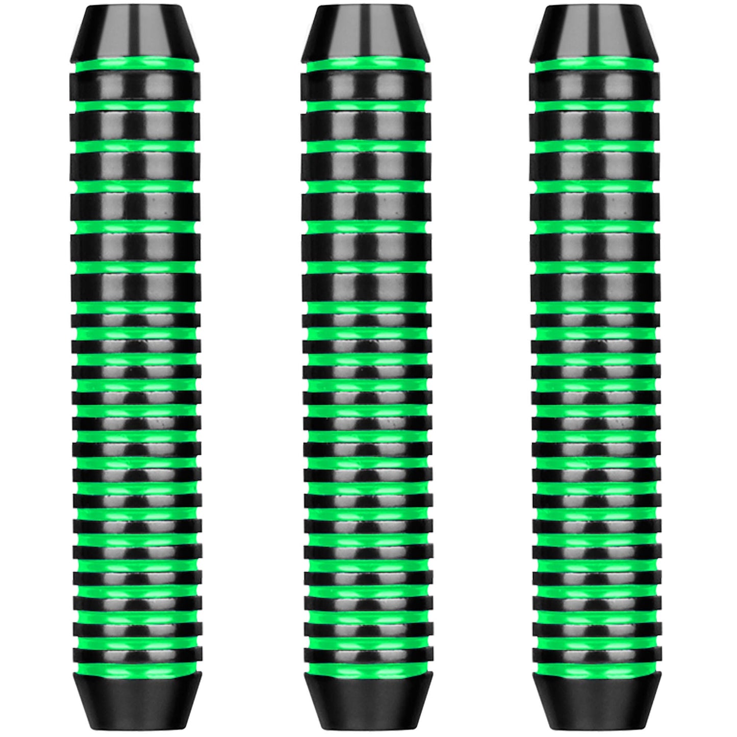 ZE03B Brass Plastic tip dart barrels 15g with Black coating and colour lines,3pcs 2BA