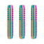 ZE03A Brass Plastic tip dart barrels 15g with Colorful pvd coating,3pcs 2BA