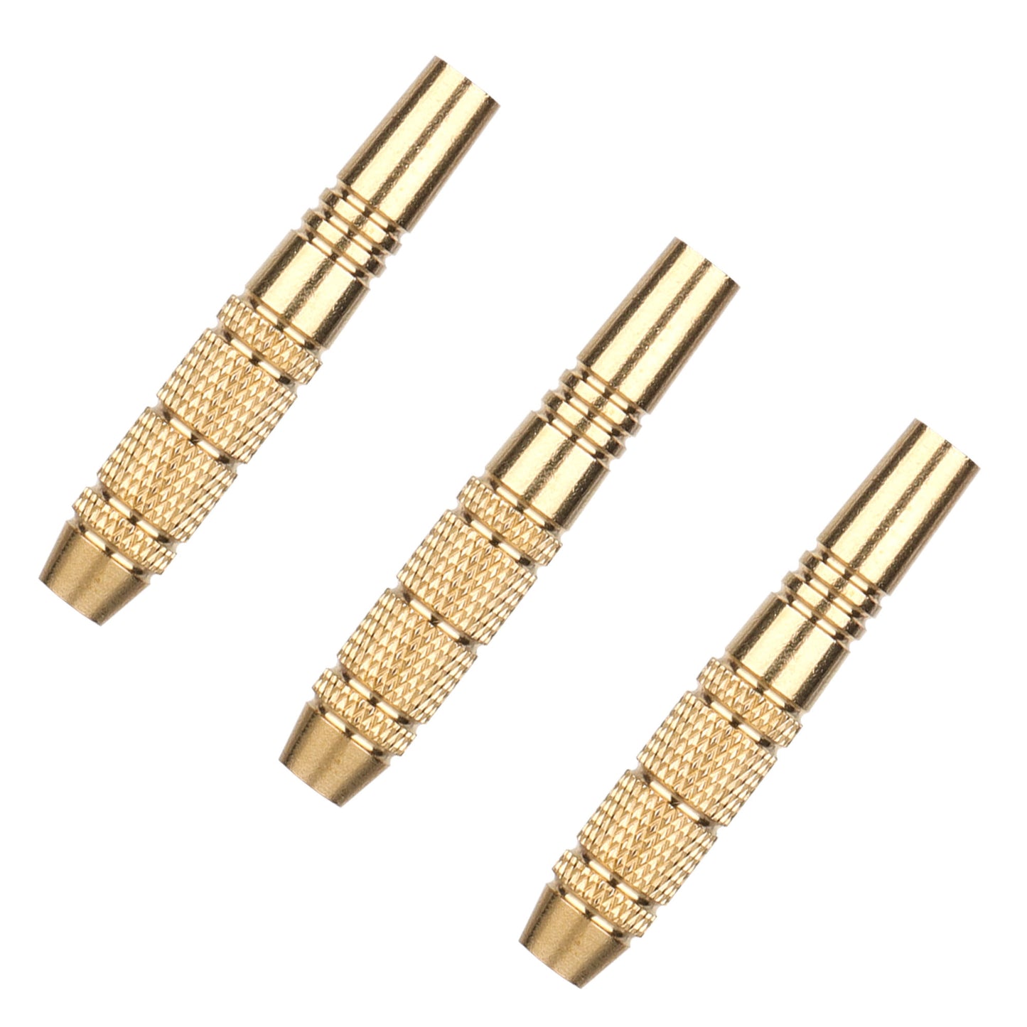 ZE01 16g Brass Soft tip dart barrels 2BA 3pcs Gold/Black/Silver