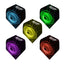 PET Dart Flights Standard 15pcs 5-color vortex,120 microns thickness