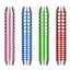 ZE03C Brass Plastic tip dart barrels 15g with Silver coating and colour lines,3pcs 2BA