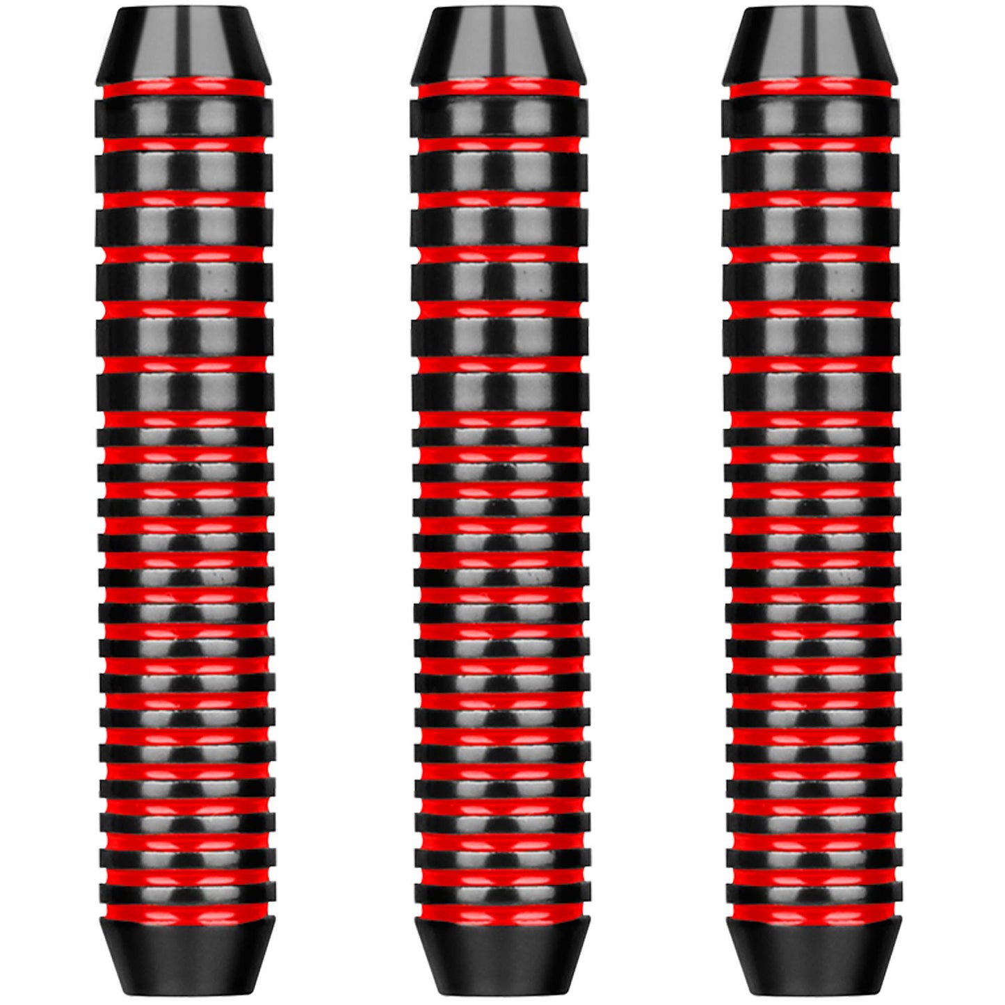 ZE03B Brass Plastic tip dart barrels 15g with Black coating and colour lines,3pcs 2BA